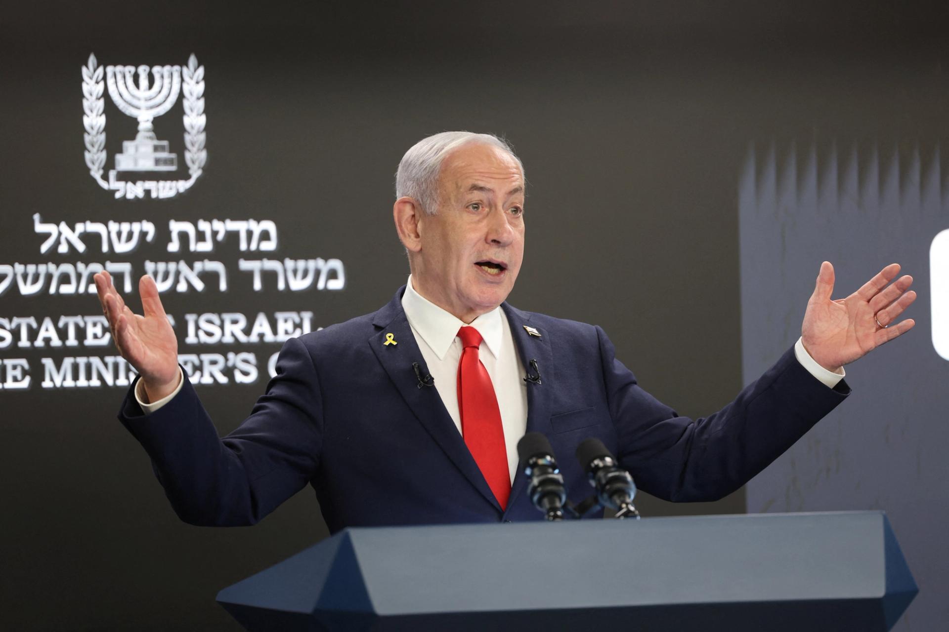 Israeli Prime Minister Benjamin Netanyahu.