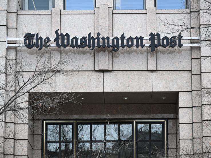 The Washington Post building in Washington DC.