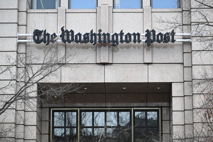 The Washington Post building in Washington DC.