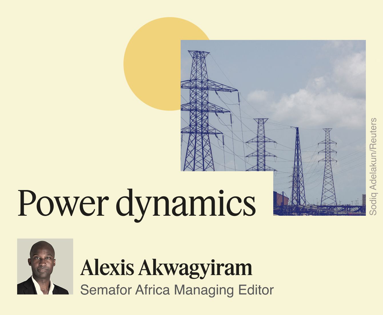 Power dynamics, Alexis Akwagyiram.