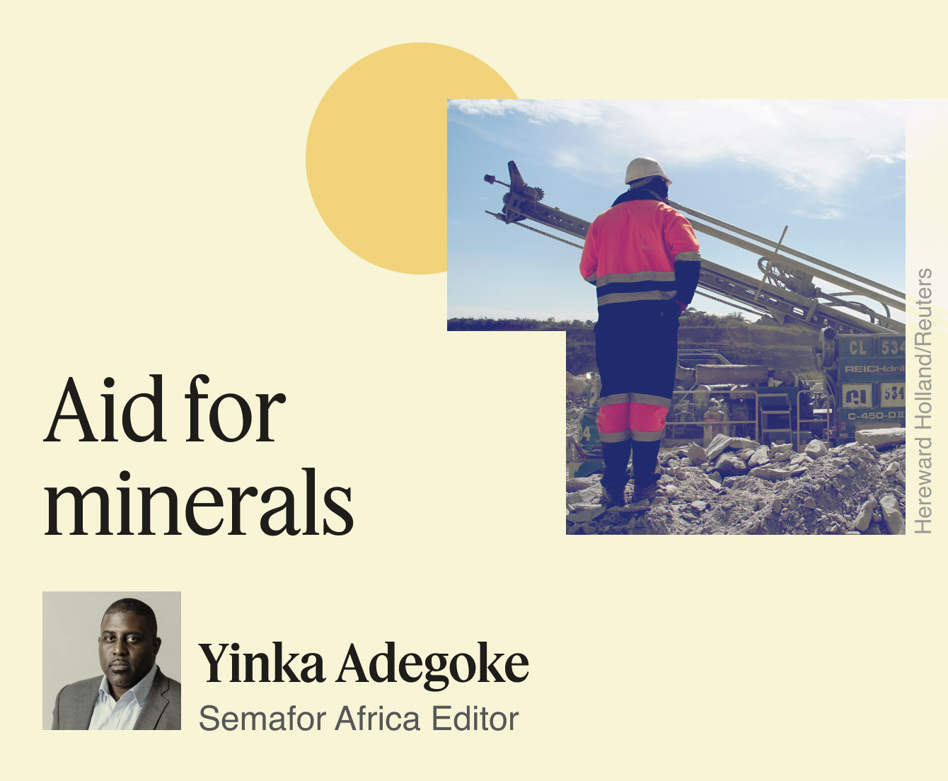 Aid for minerals, Yinka Adegoke.