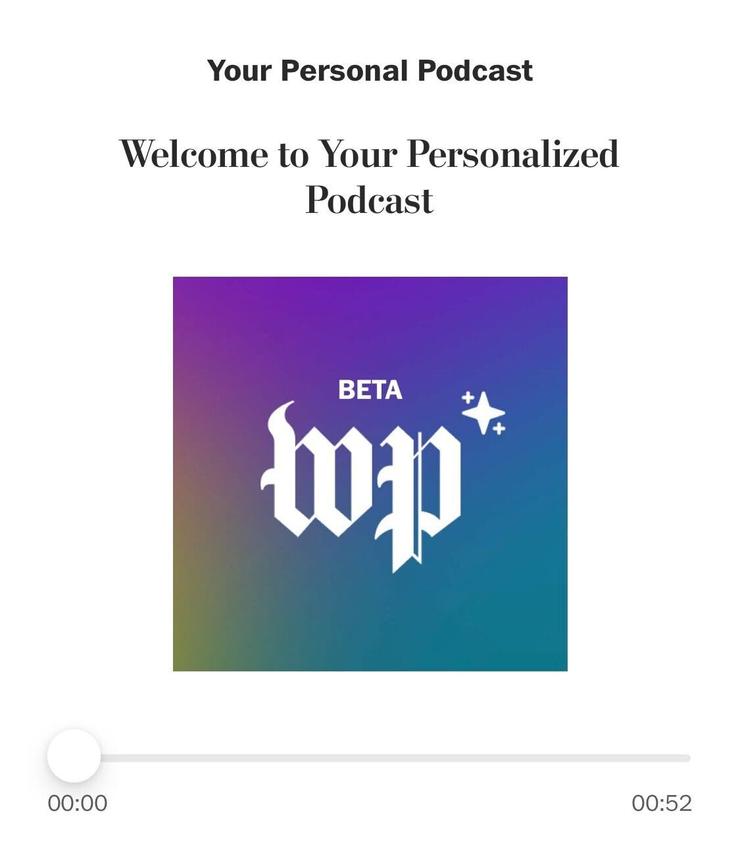 Your Personal Podcast tool