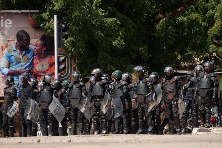 Protests in Cameroon.