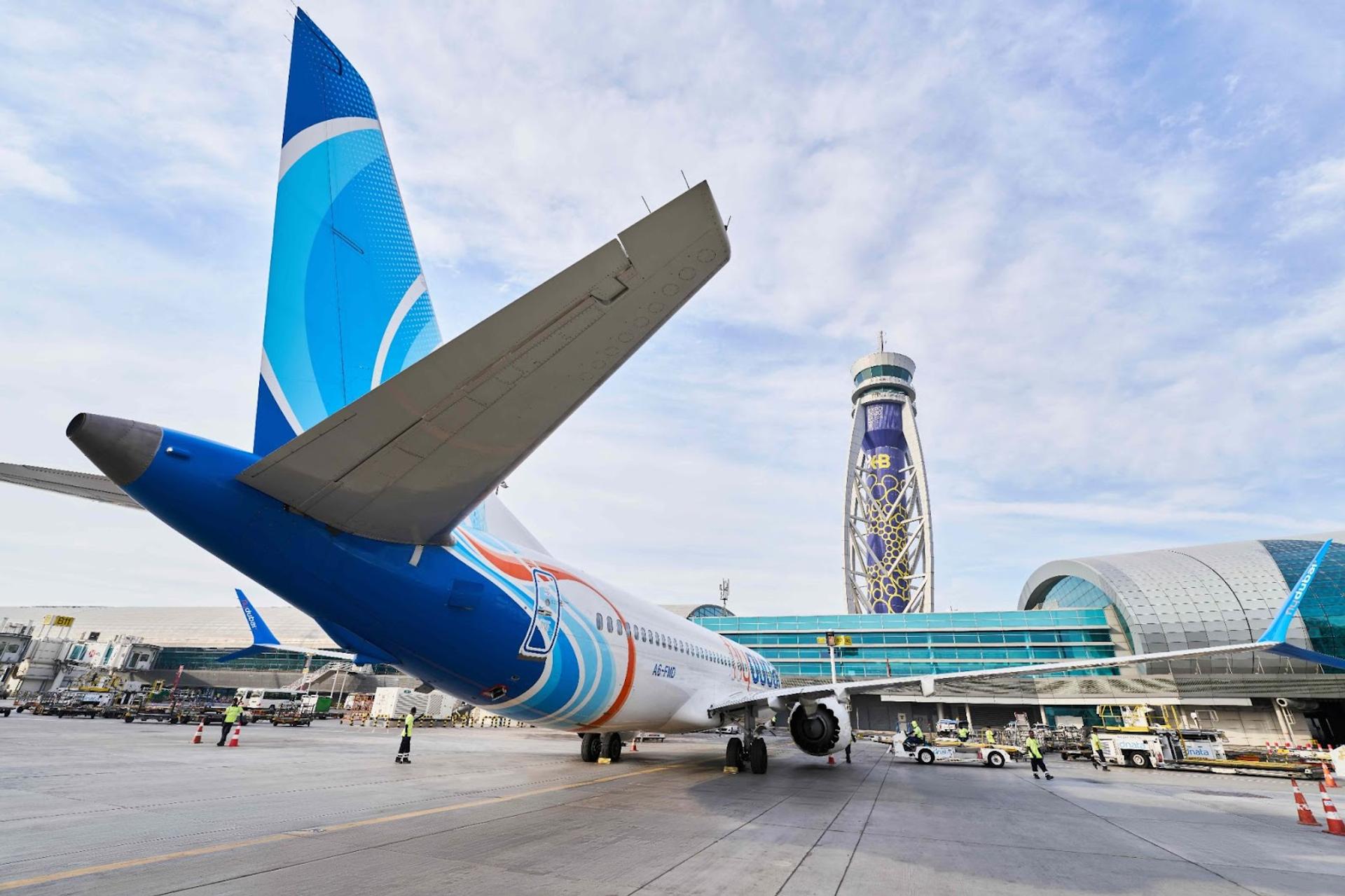 Plane at Dubai airport