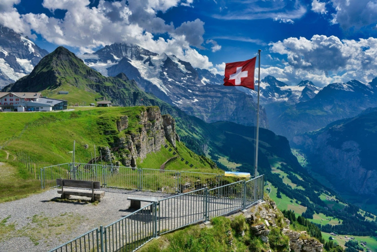 A Swiss scene.