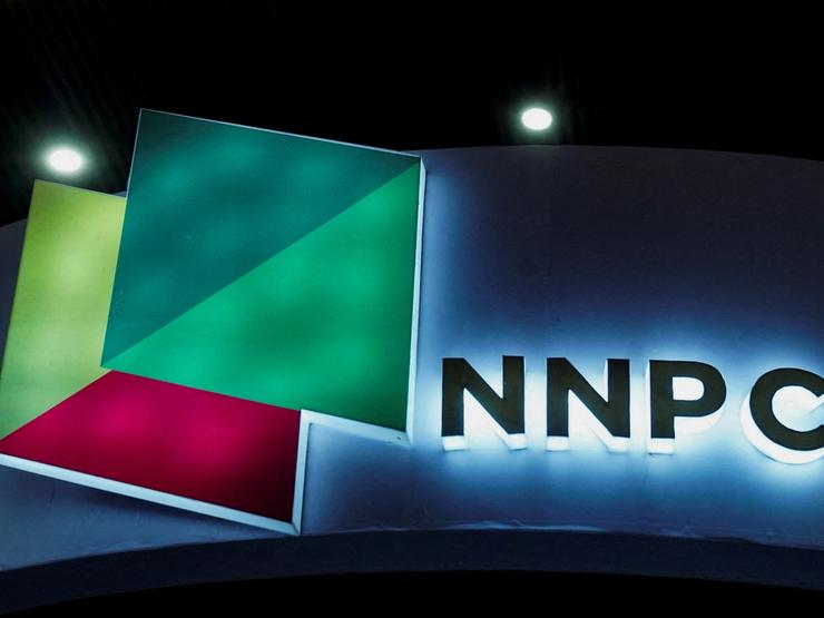 The logo of the Nigerian National Petroleum Corporation.