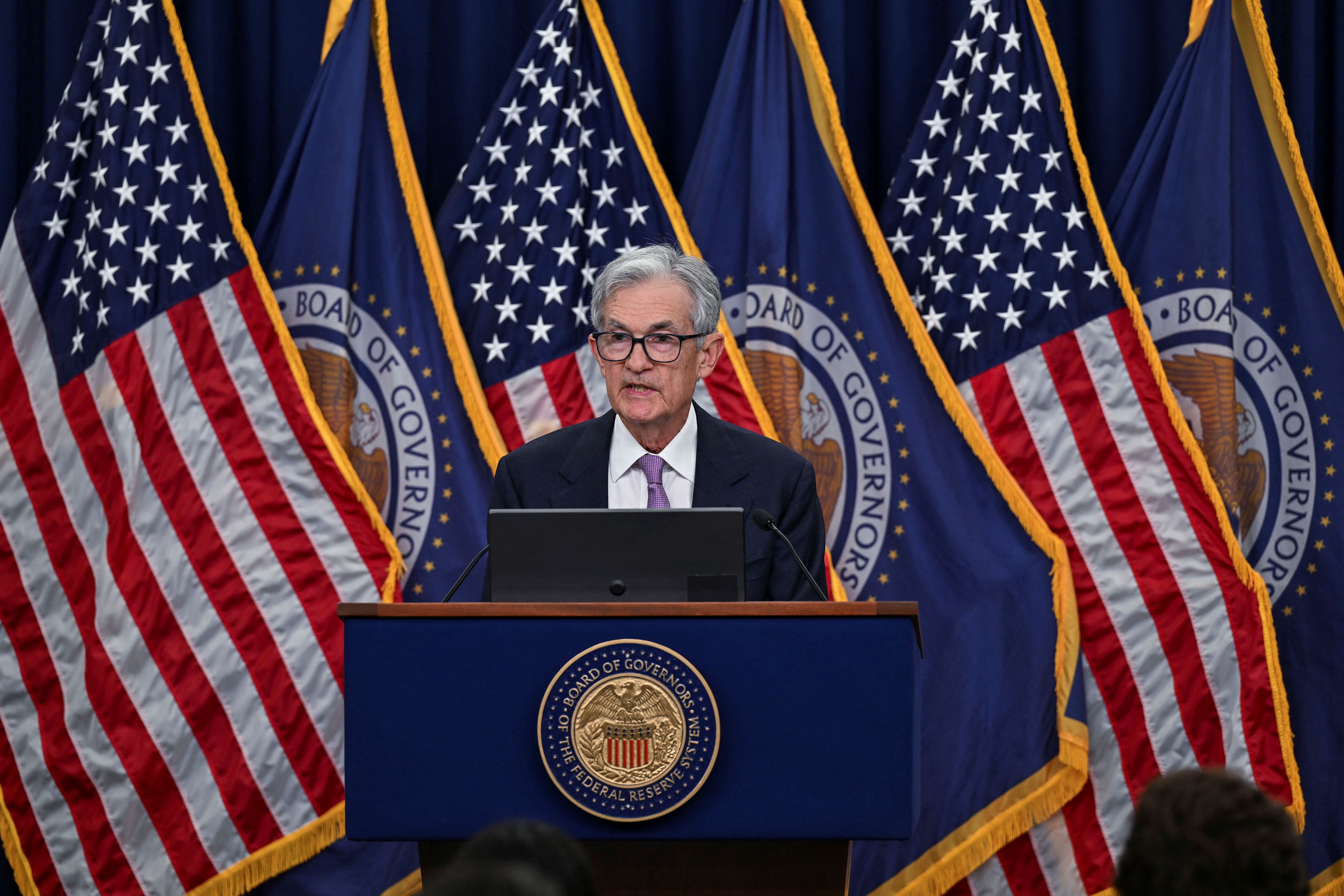 Jerome Powell, chair of the Federal Reserve.