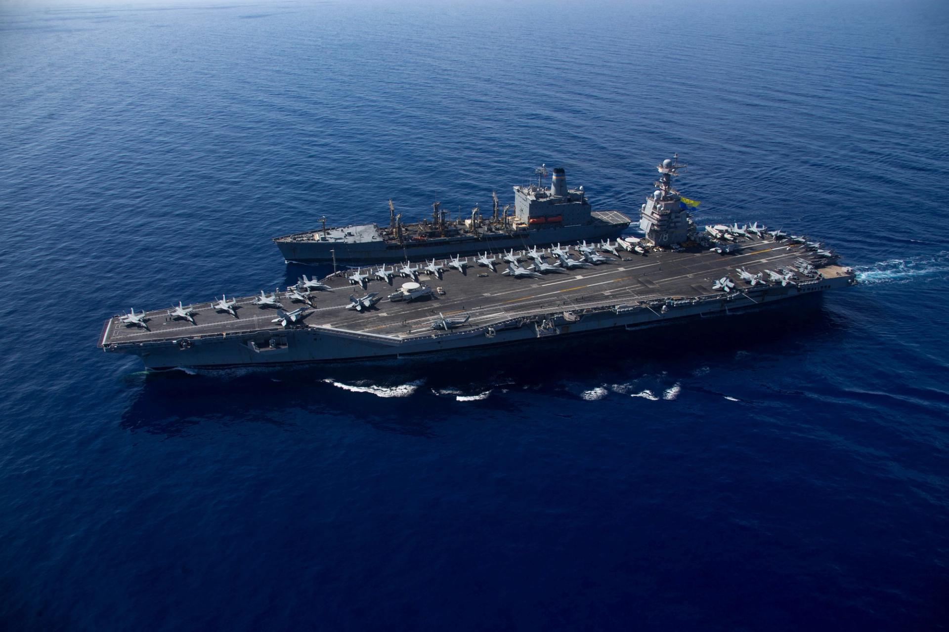 The USS Gerald R. Ford.