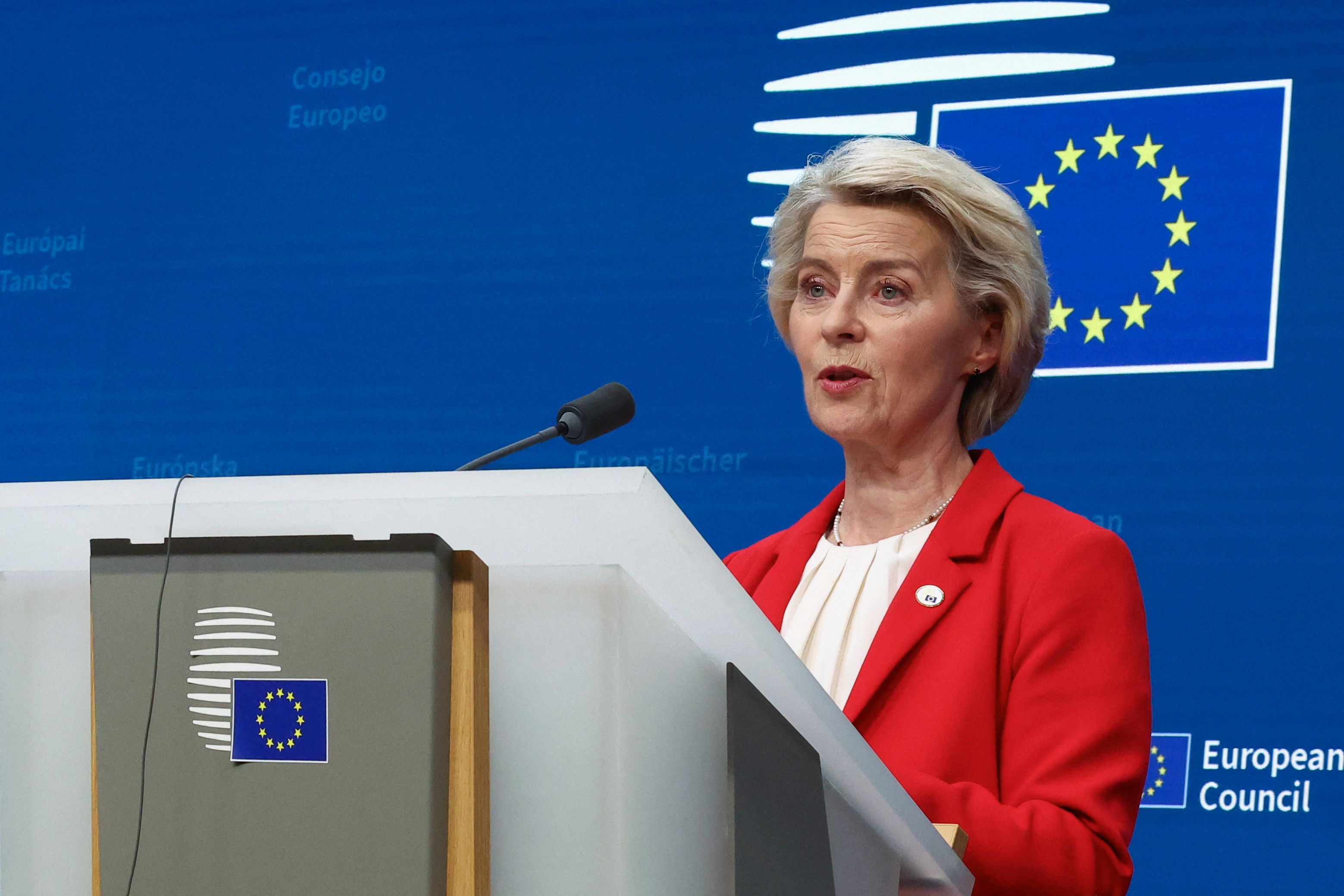 European Commission President Ursula von der Leyen 