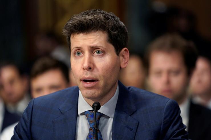 OpenAI CEO Sam Altman testifies on Capitol Hill.