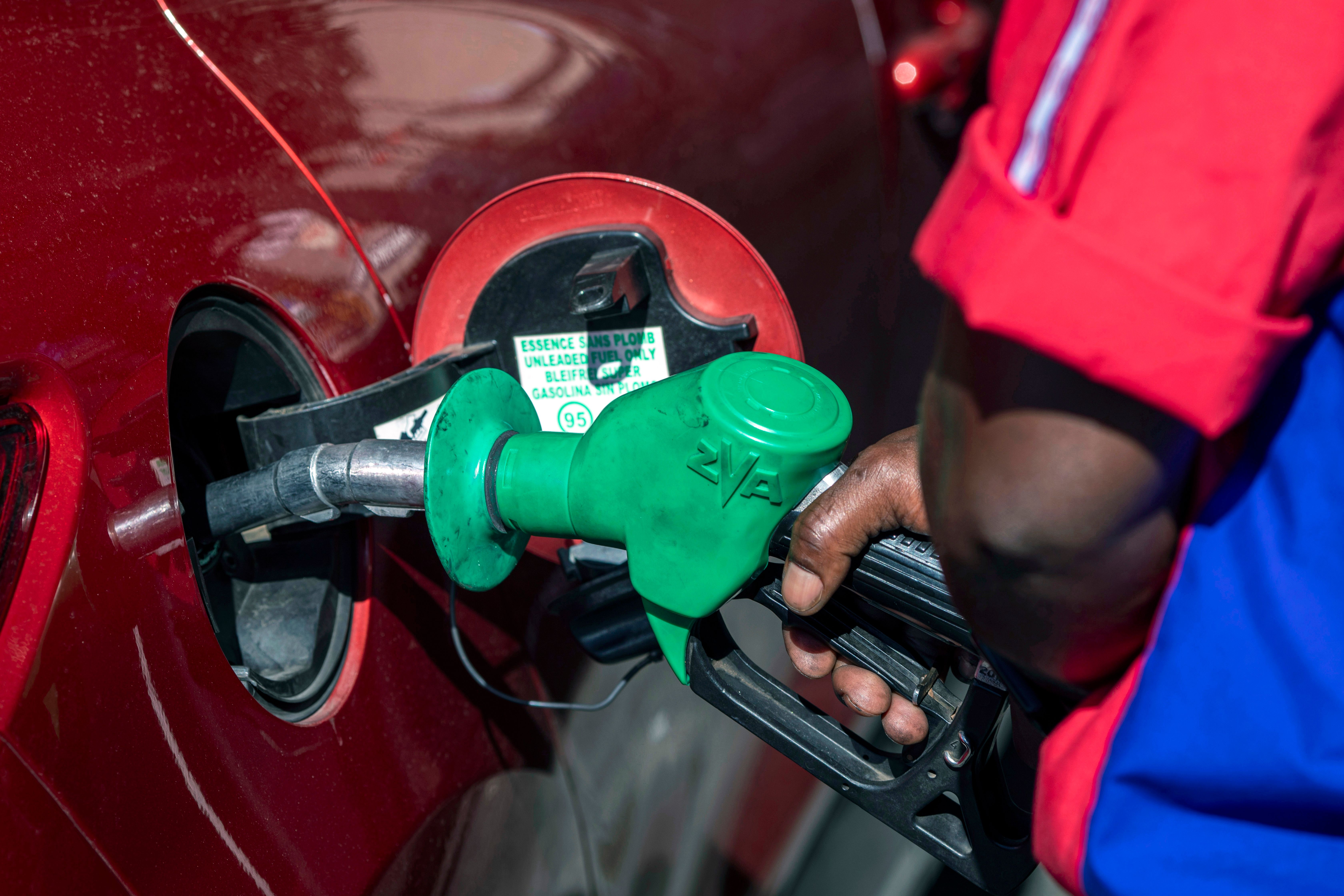 A fuel pump in South Africa.