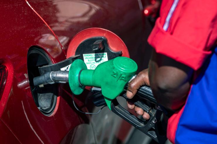 A fuel pump in South Africa.