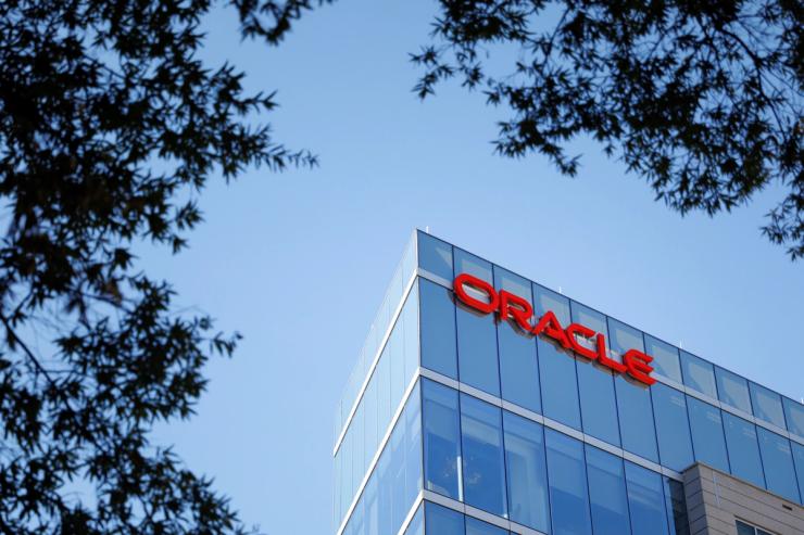An exterior view of the Oracle Field Office at Wilson Boulevard in Arlington, Virginia,