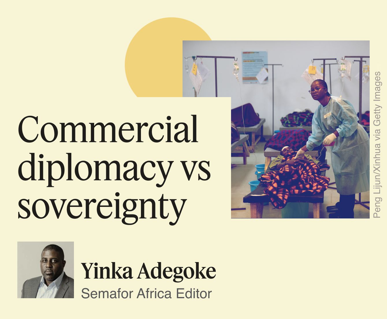Commercial diplomacy vs sovereignty, Yinka Adegoke.