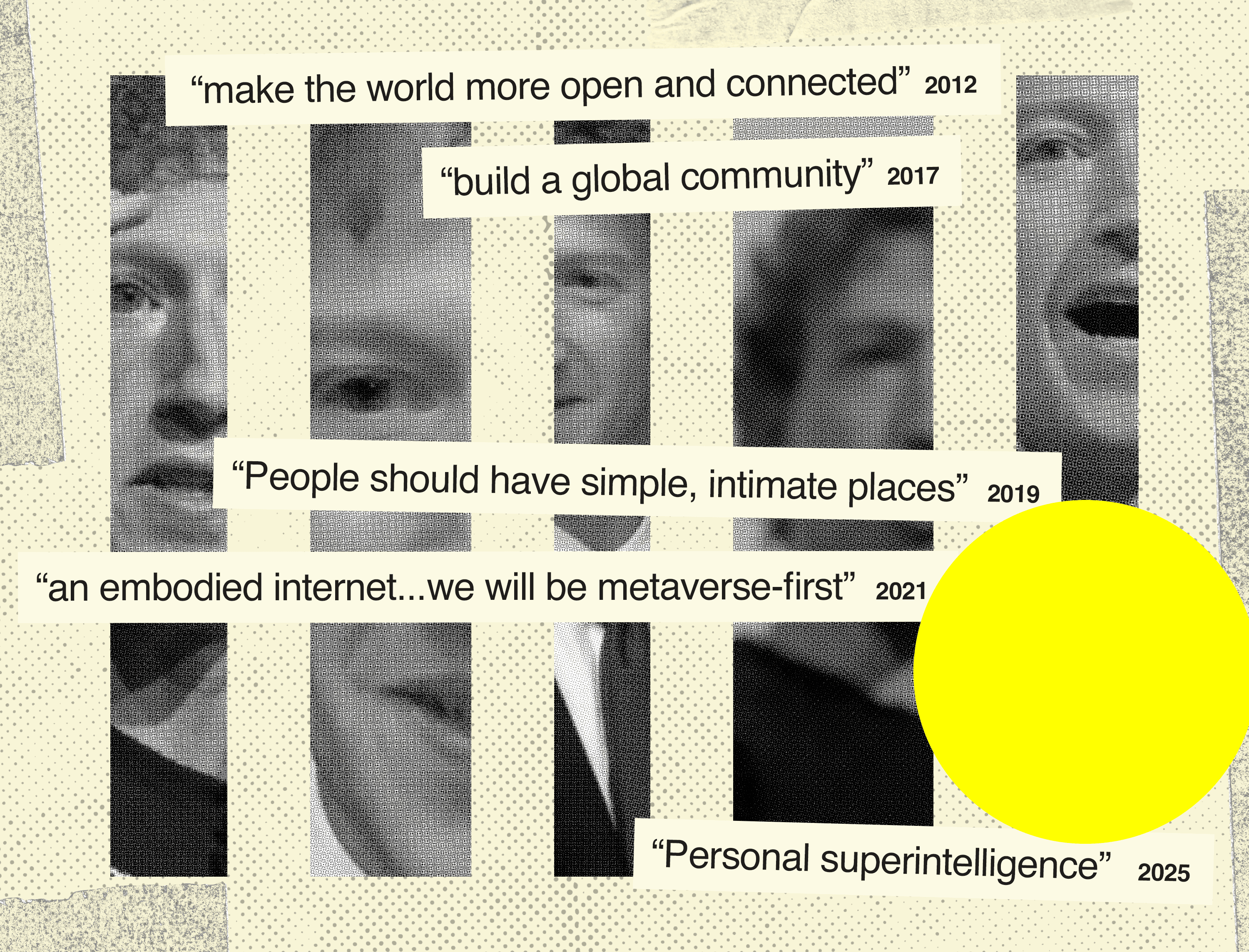 An illustration showing Mark Zuckerberg.