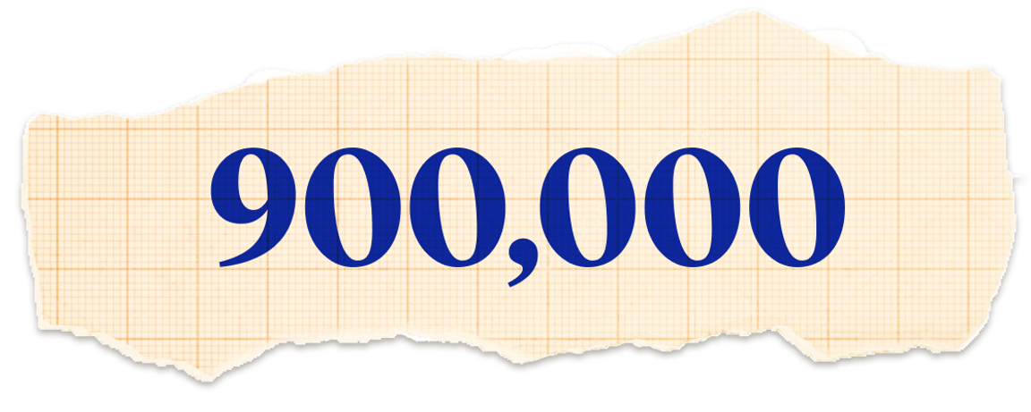 900,000