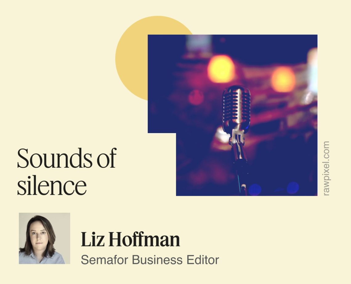 Sounds of silence.