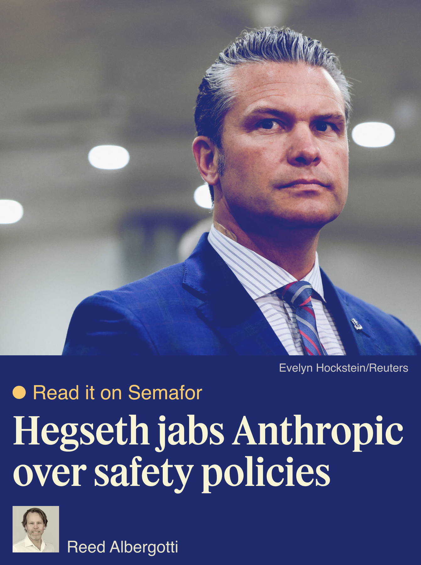 Hegseth jabs Anthropic over safety policies