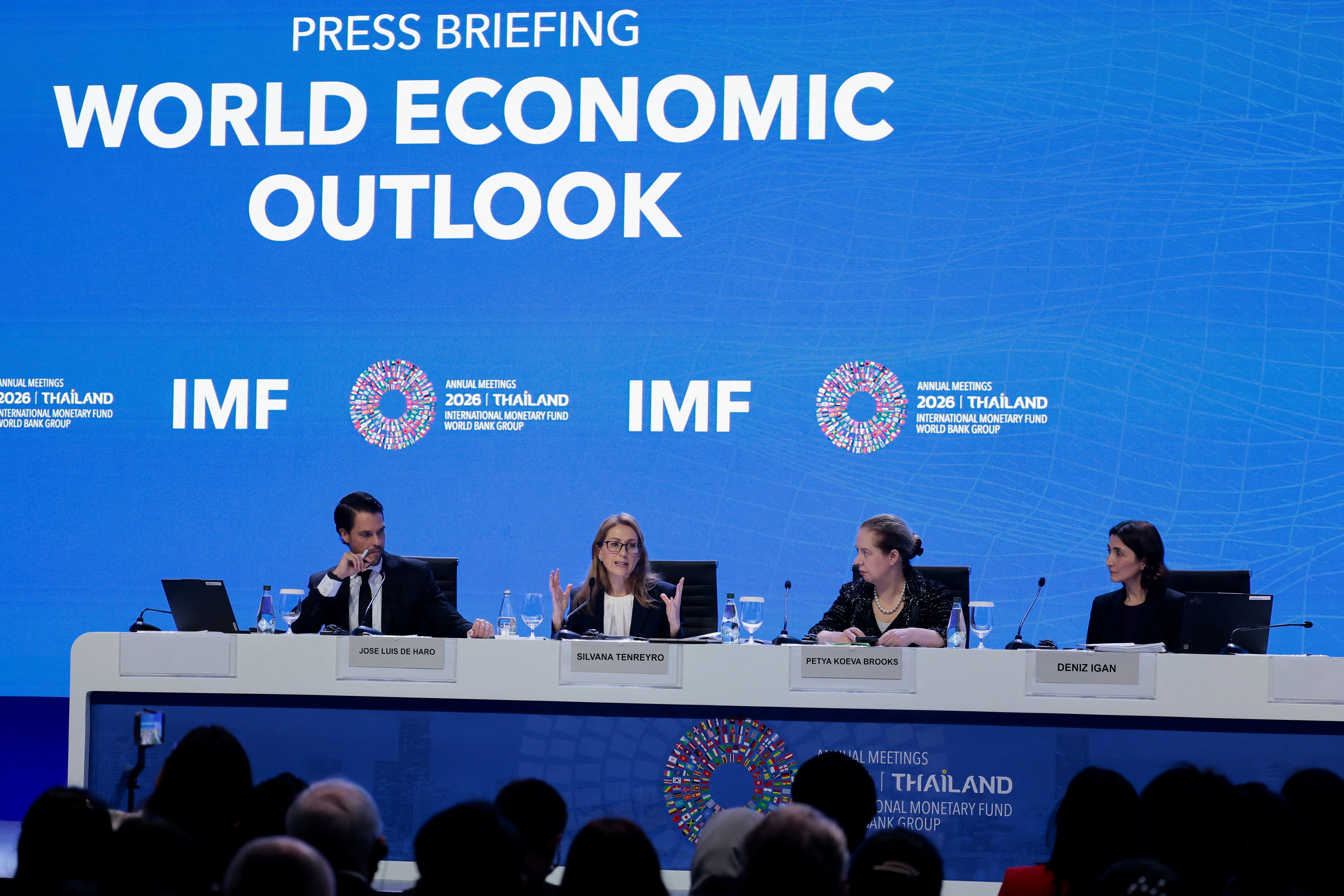 IMF World Economic Outlook press briefing, 2026.