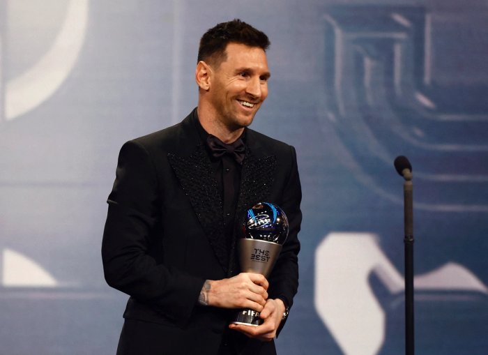Lionel Messi wins The Best FIFA Player award 2022.