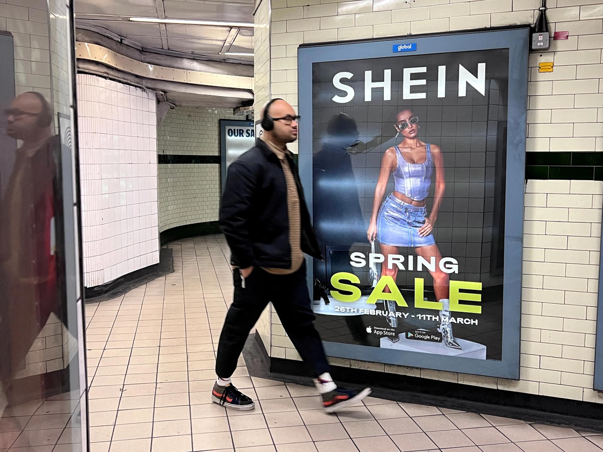 A Shein advert in London.