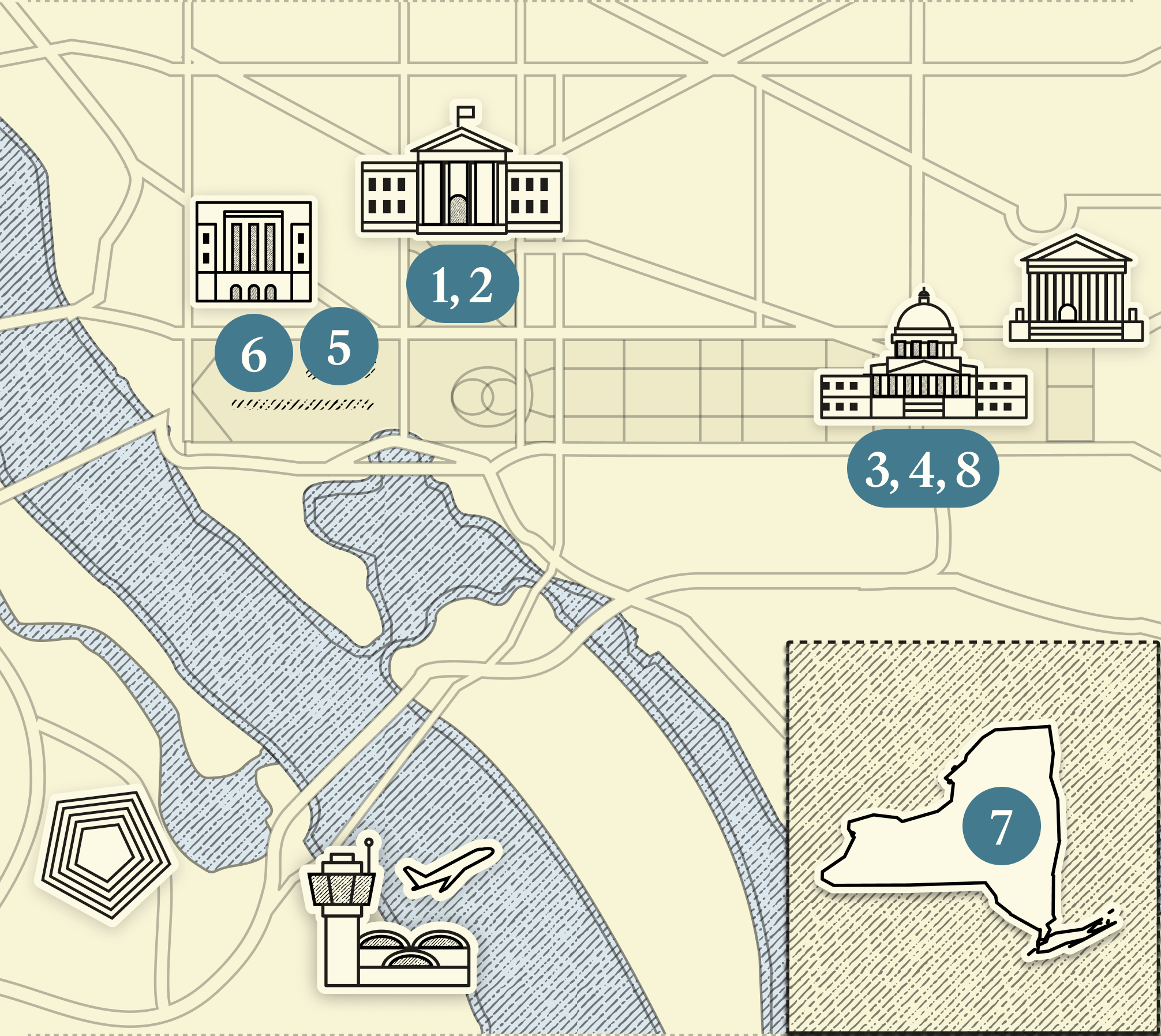 A map of DC.