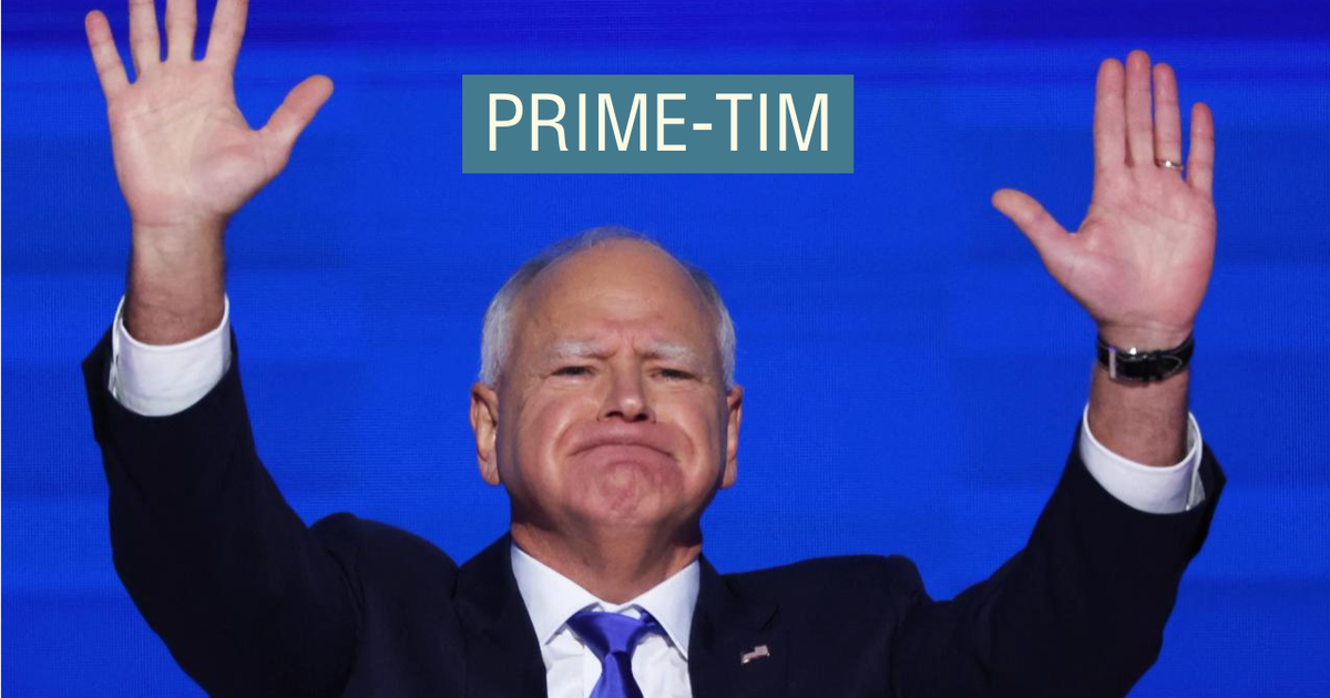 Tim Walz leads a pep rally for ‘freedom’ at the Democratic convention ...