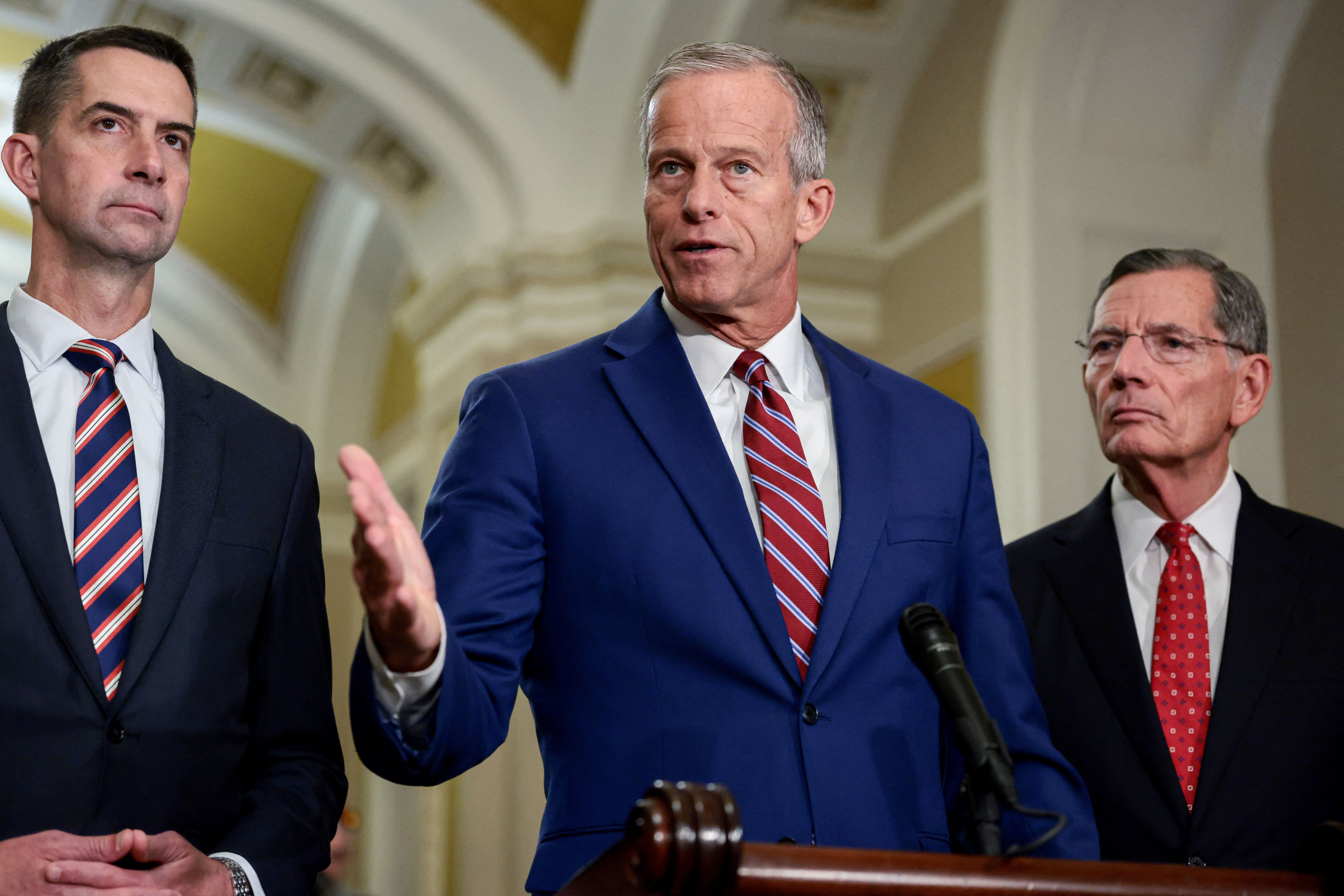 US Senate Majority Leader John Thune