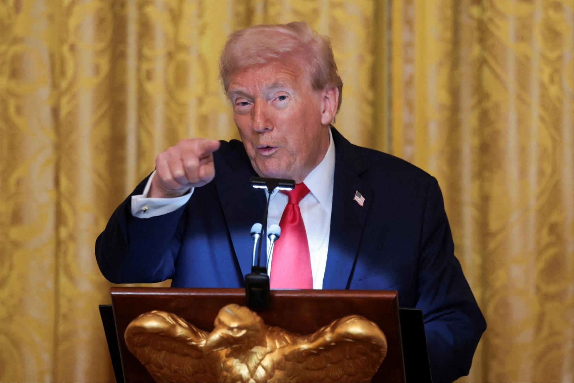 US President Donald Trump. 