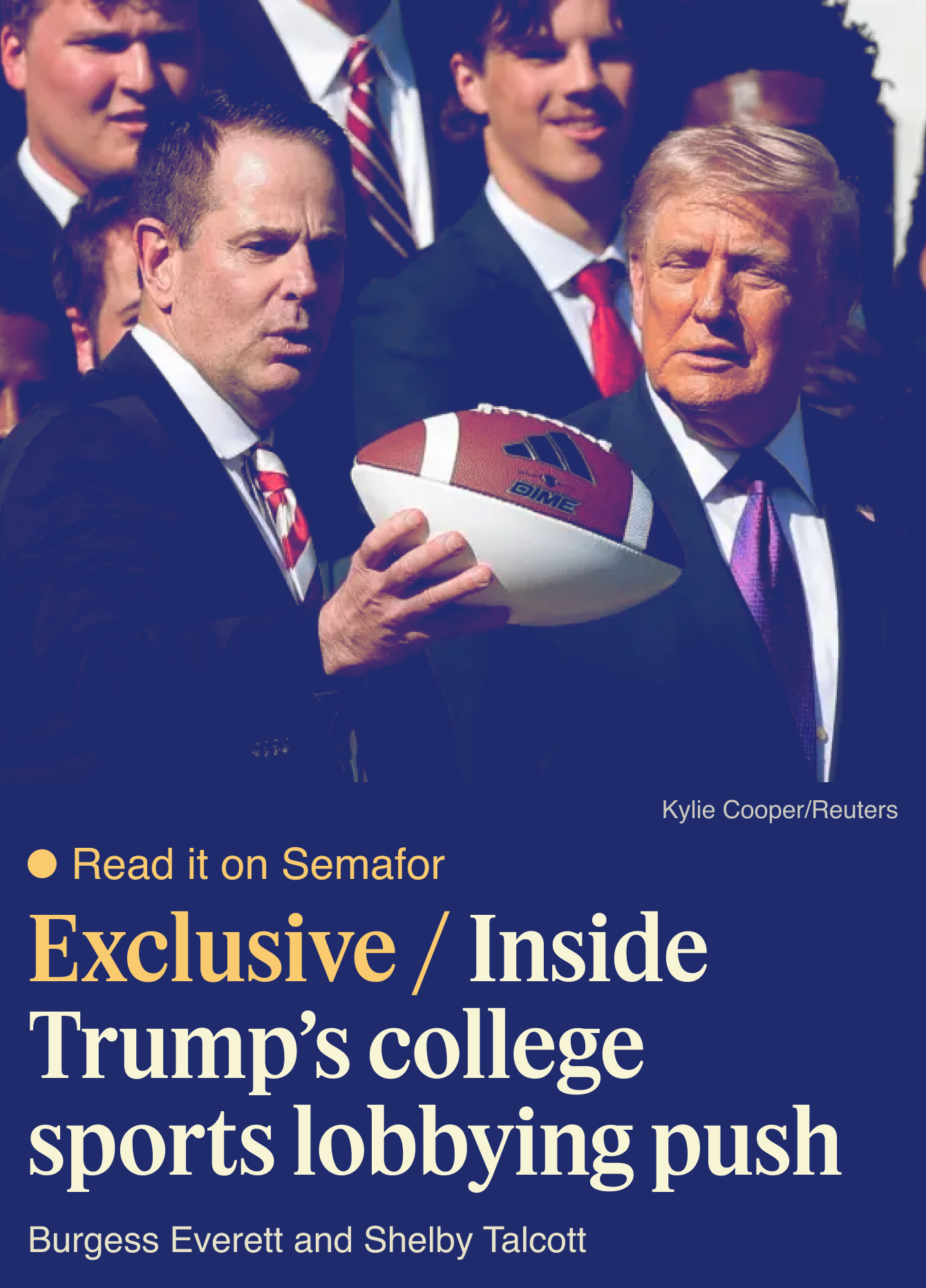 Inside Trump’s college sports lobbying push