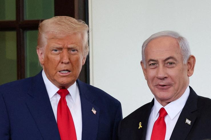 Donald Trump and Benjamin Netanyahu