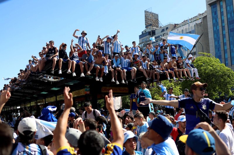 rgentina Victory Parade after winning the World Cup - Buenos Aires, Argentina - December 20, 2022