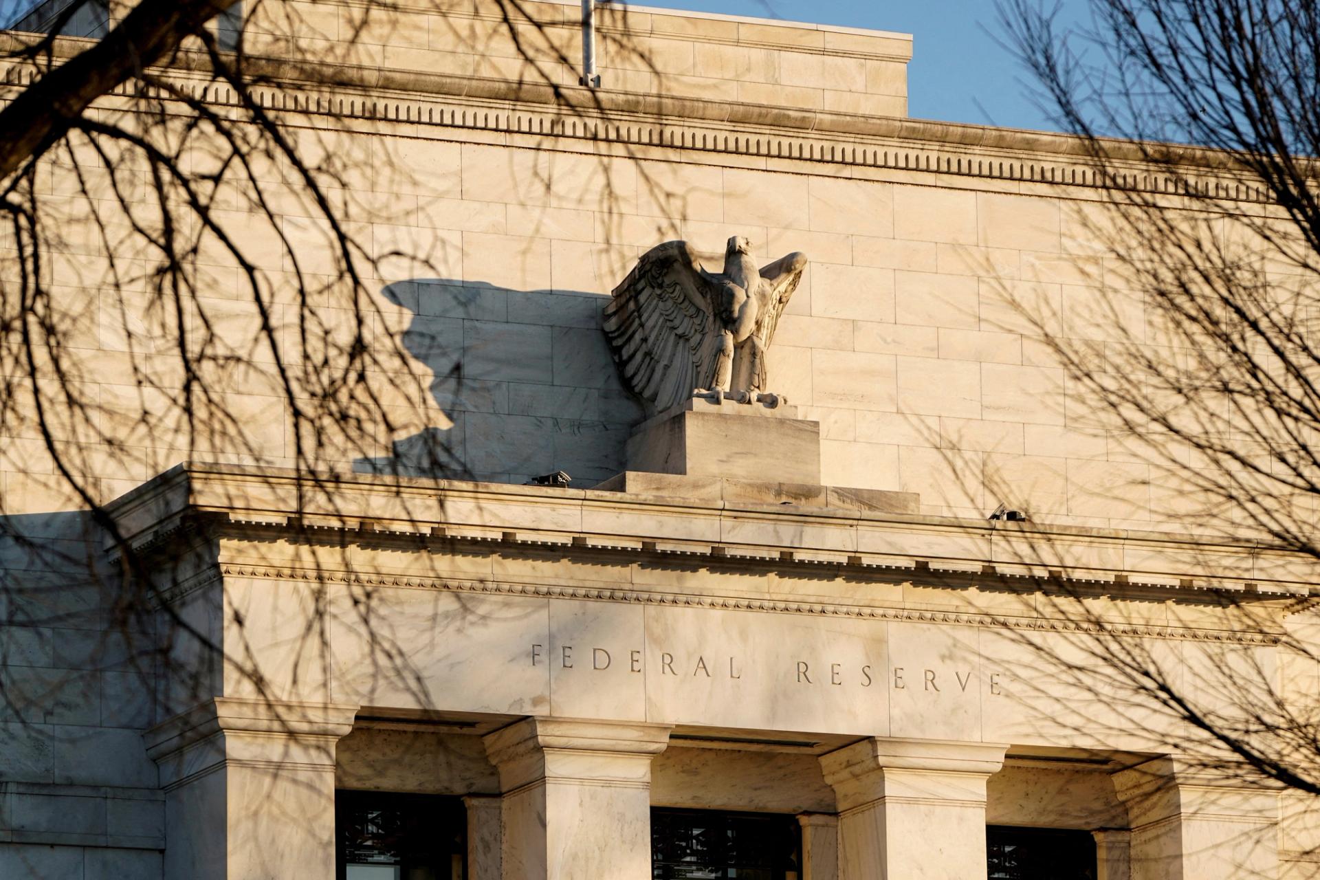 The US Federal Reserve building.