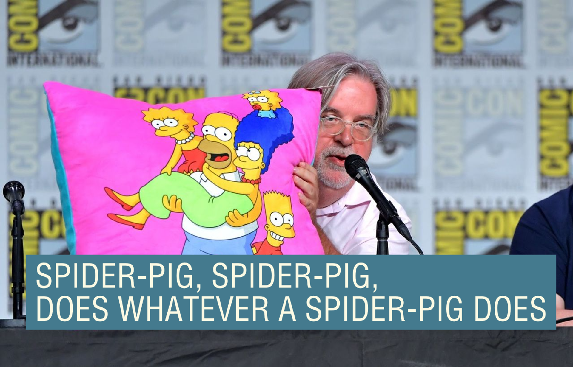 Simpsons writer Matt Groening.