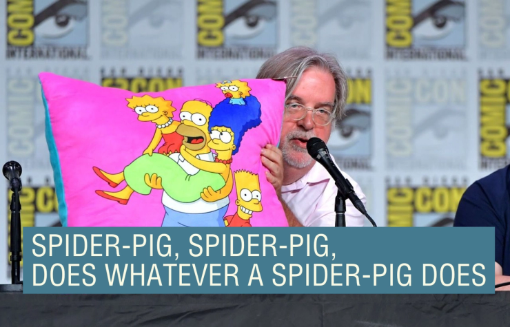 Simpsons writer Matt Groening.