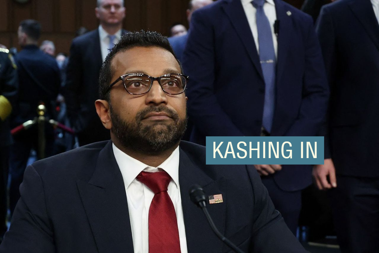 卡什·帕特尔在参议院司法委员会的听证会上。