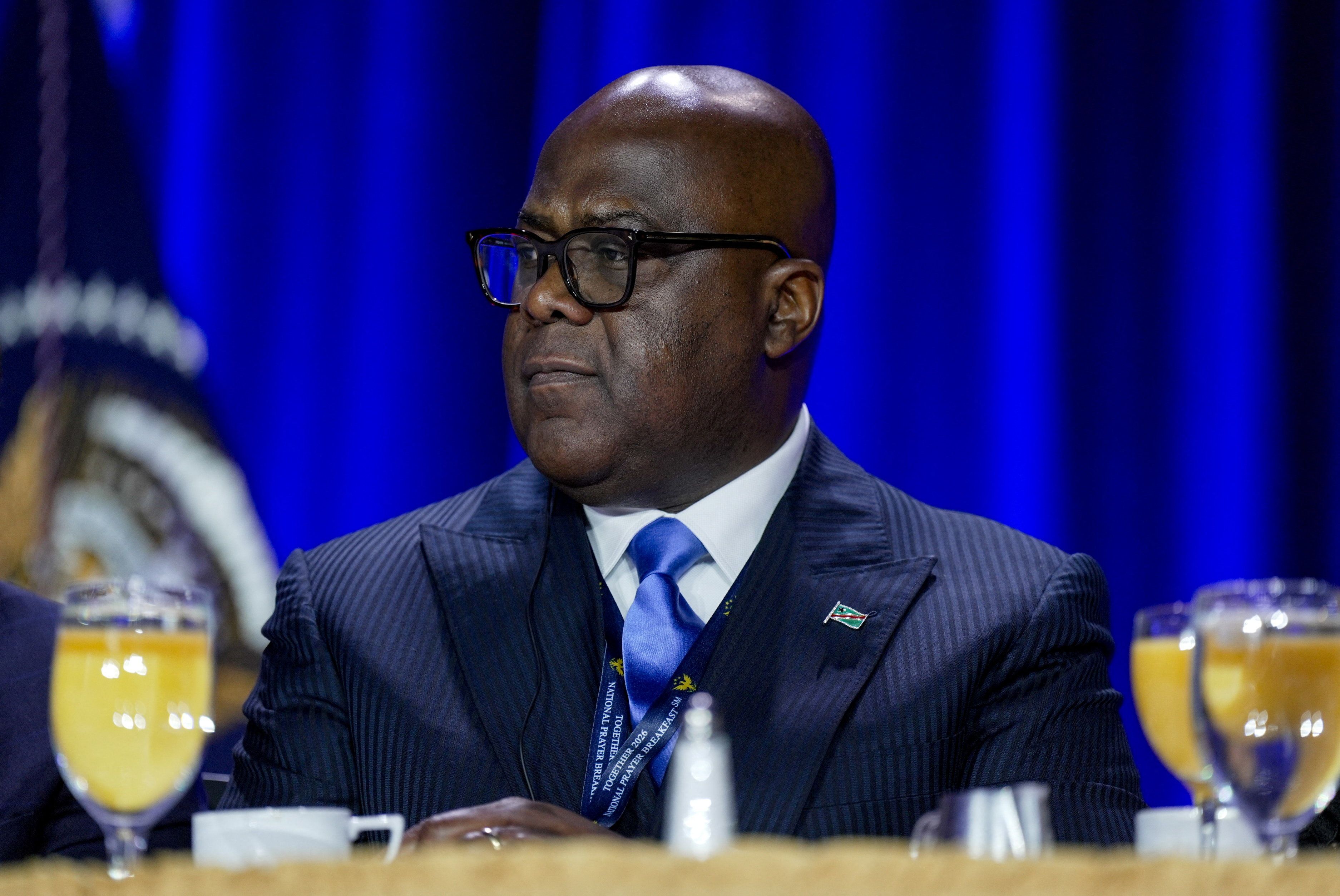 DR Congo President Félix Tshisekedi in Washington.