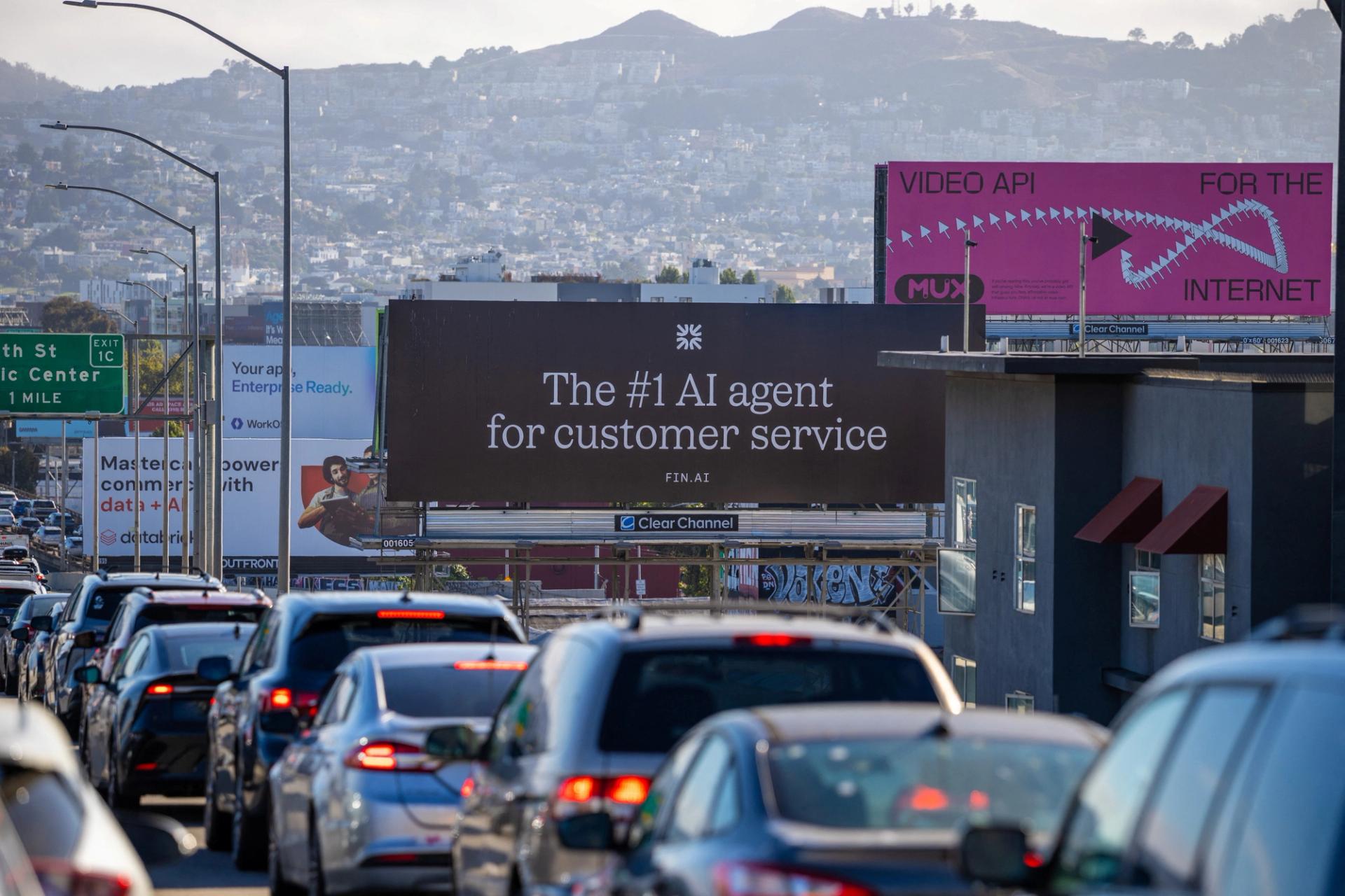 A photo of an AI ad. 