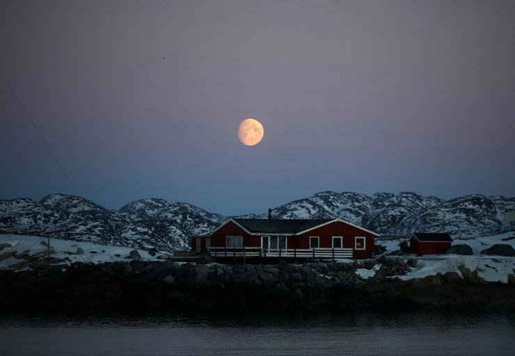 A house in Nuuk, Greenland.