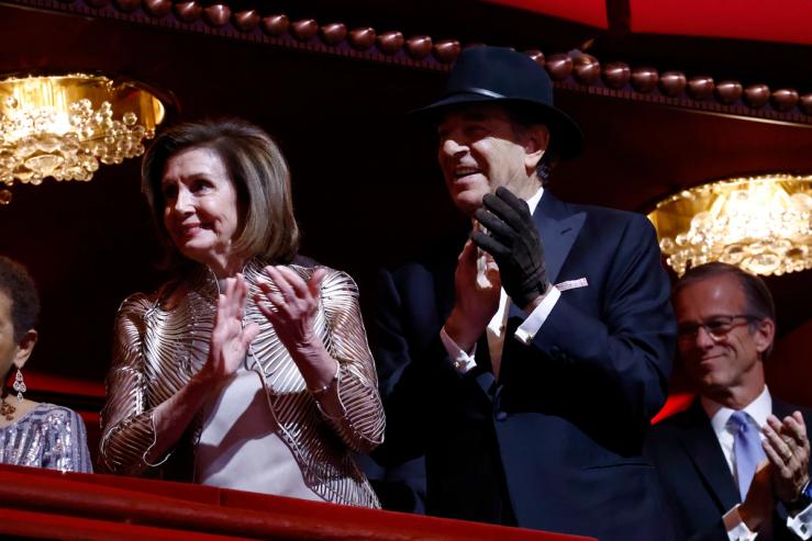 Nancy Pelosi and Paul Pelosi attend the 45th Kennedy Center Honors ceremony at The Kennedy Center on Dec. 4, 2022 in Washington, D.C.