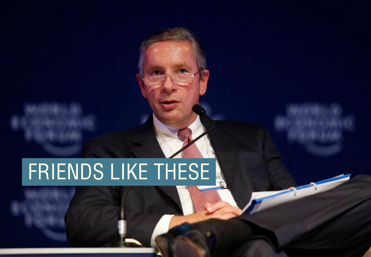 Former Arconic CEO Klaus Kleinfeld pictured at a 2013 World Economic Forum event in China.