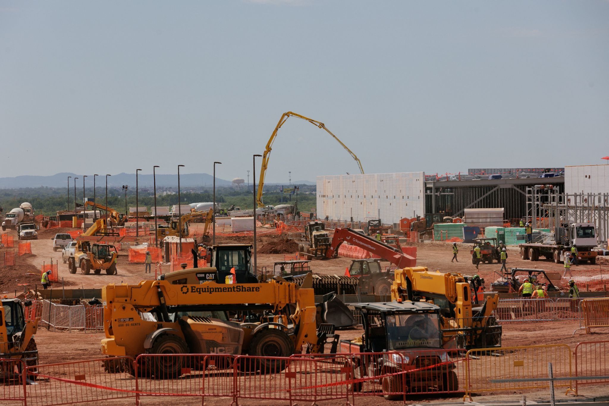 OpenAI data center buildings under construction. 