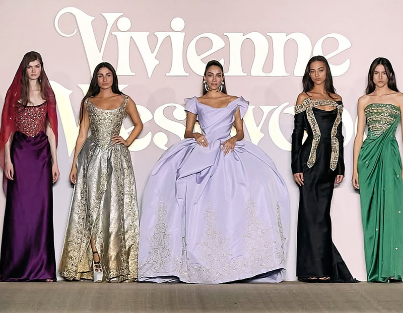 Vivienne Westwood at Riyadh Fashion Week.