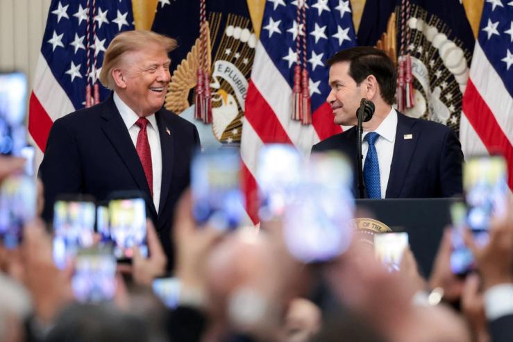 Donald Trump and Marco Rubio