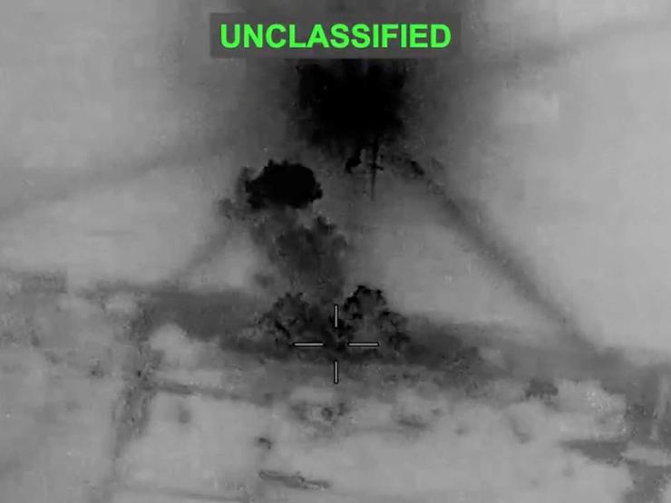 Smoke rises from explosions at an unknown location, following what CENTCOM said were strikes on Iran