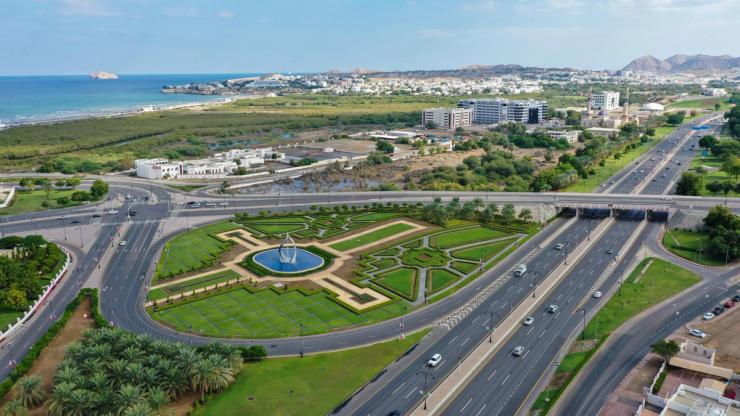 A cityscape of Muscat, Oman.