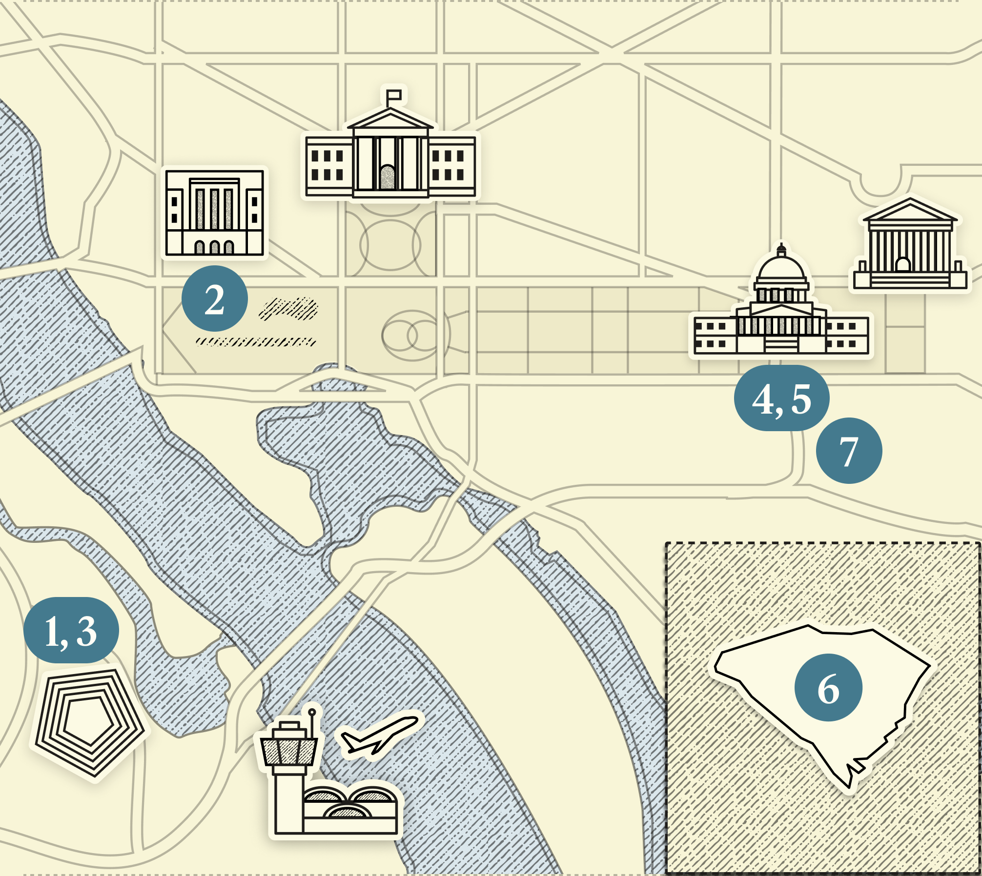 A map of DC.