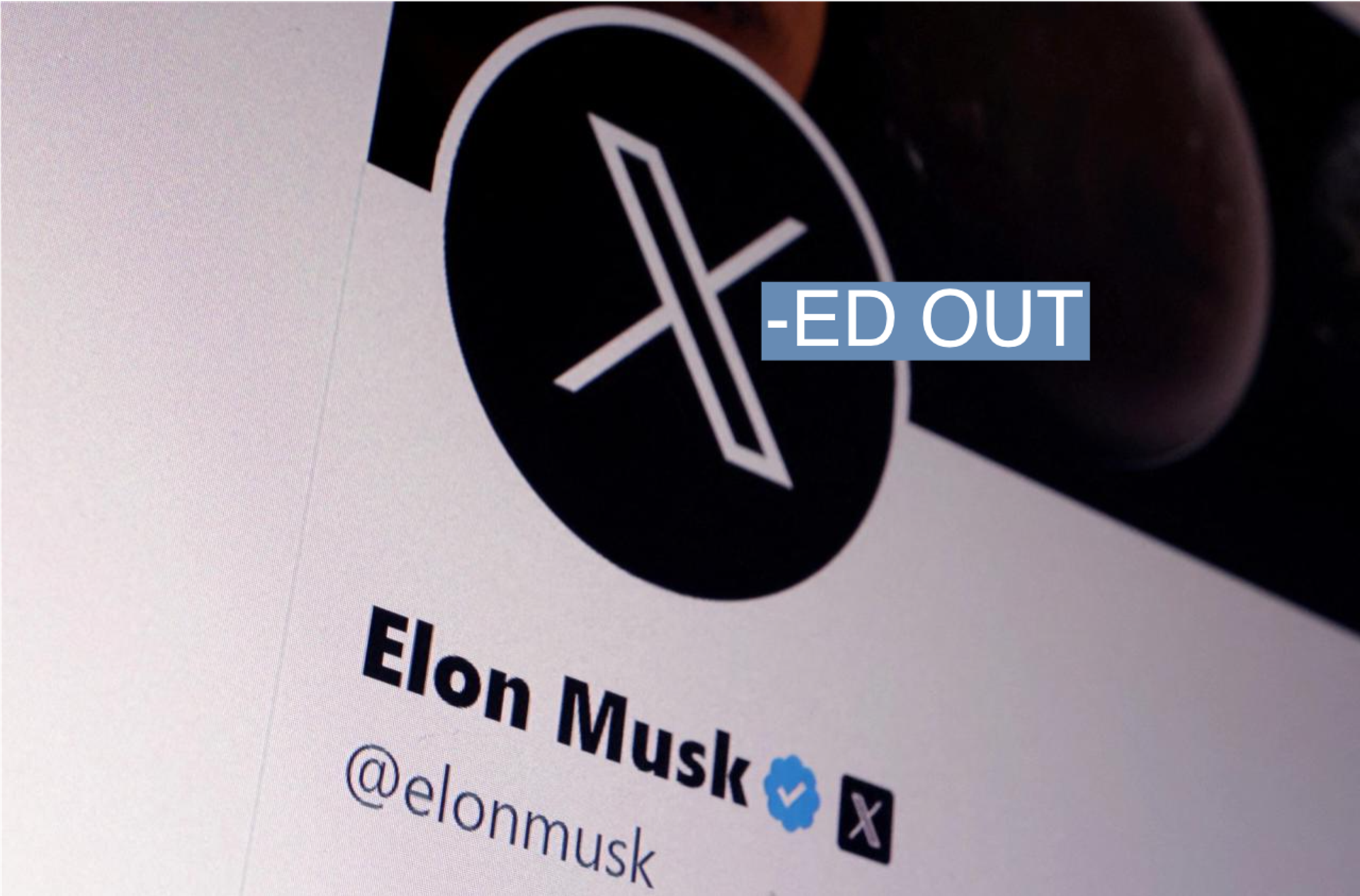 Elon Musk Twitter account is seen in this illustration taken, July 24, 2023. REUTERS/Dado Ruvic/Illustration/File Photo