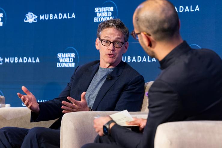 Bill Anderson, CEO of Bayer, at Semafor World Economy 2026.