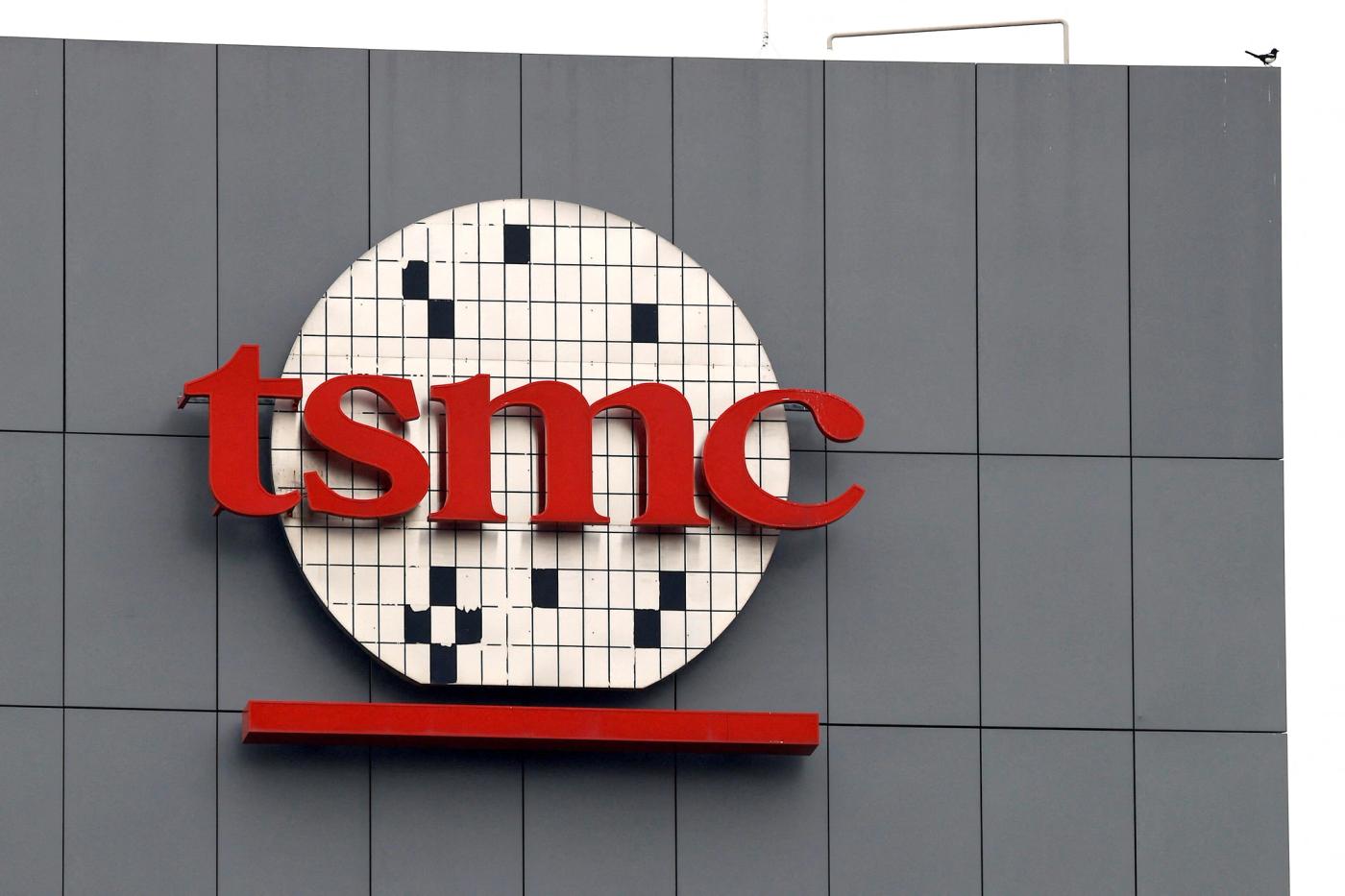 Taiwanse chip giant TSMC's logo can be seen in Tainan, Taiwan December 29, 2022